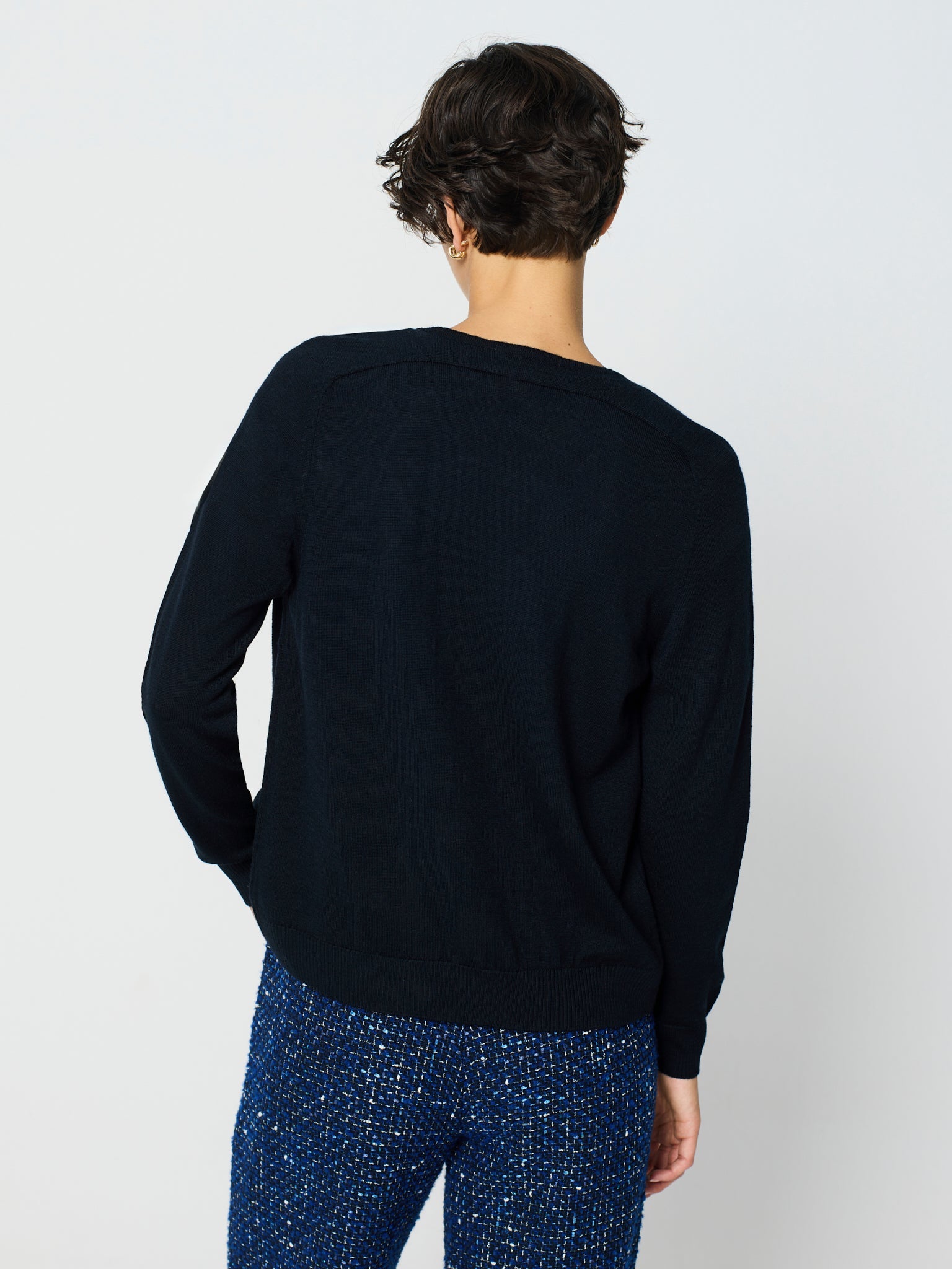 Chaqueta básica cuello pico