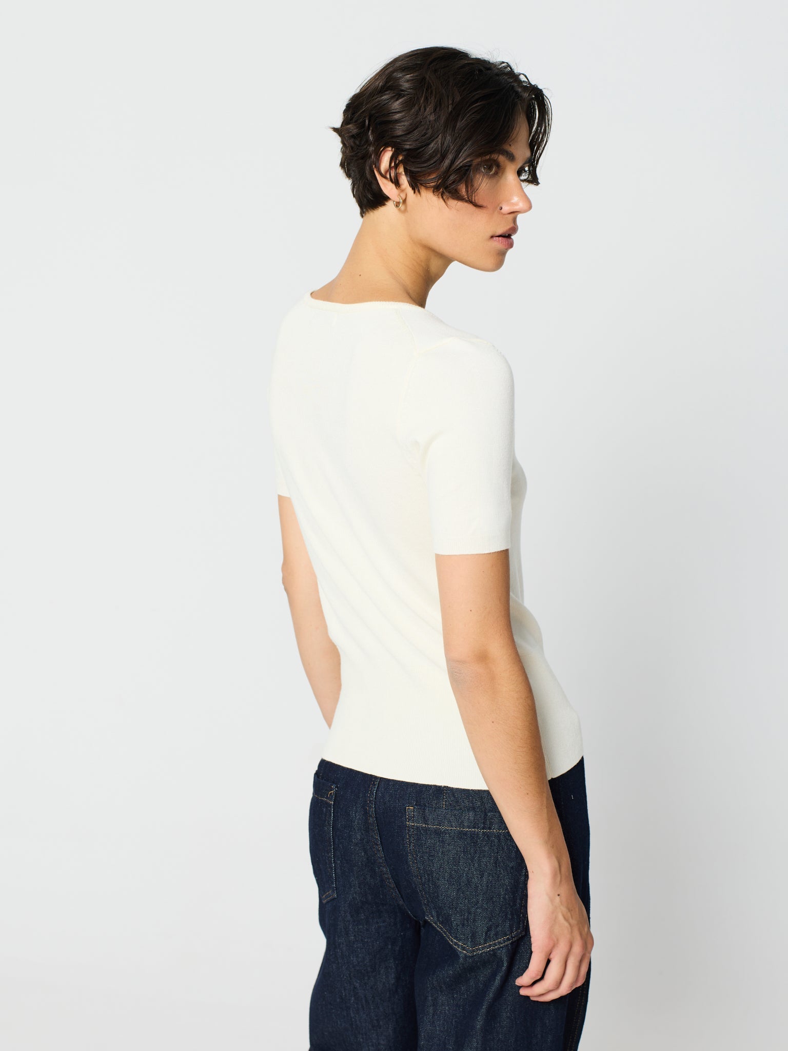 Twinset amb canalé ample als baixos