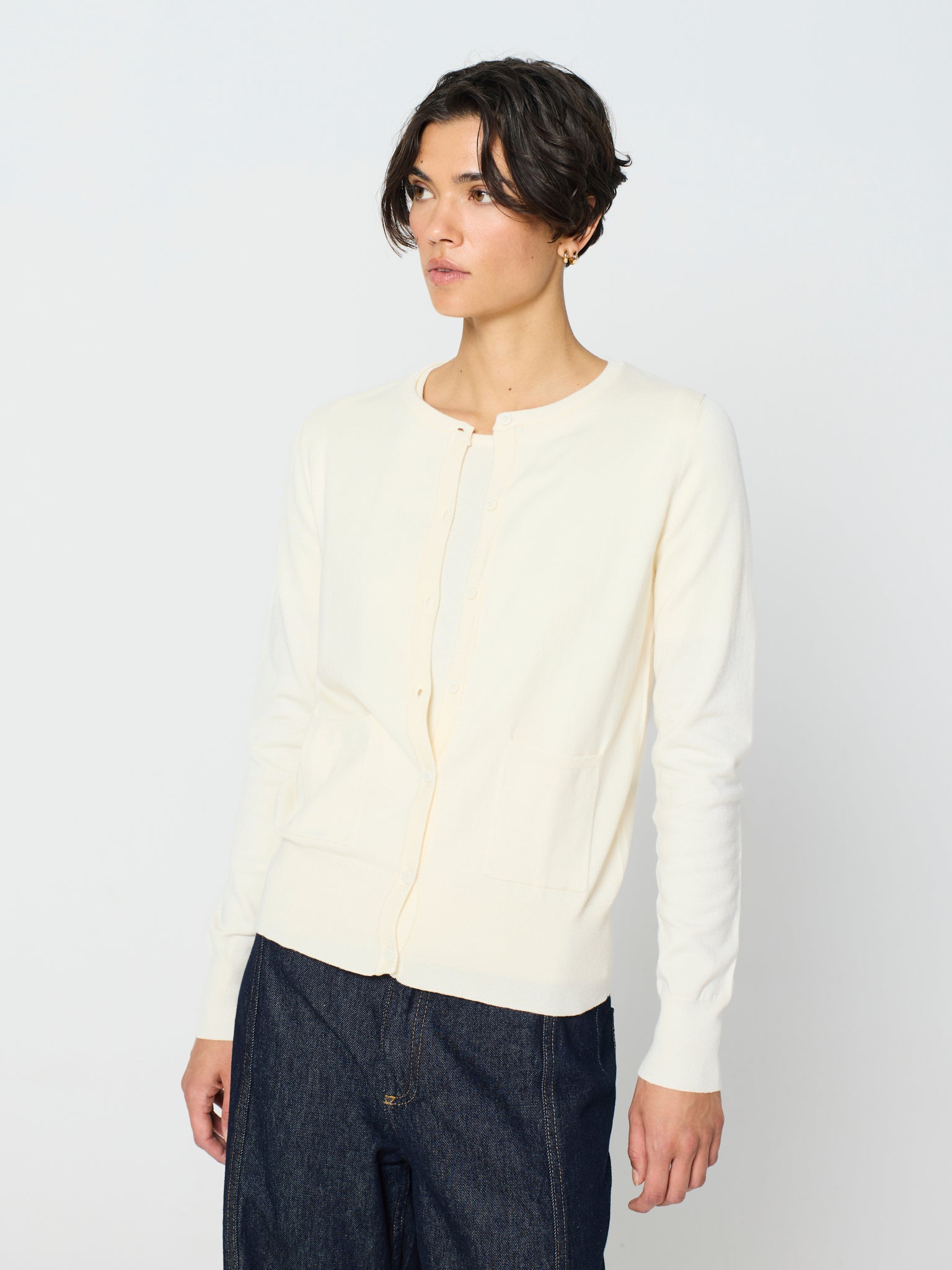Twinset amb canalé ample als baixos