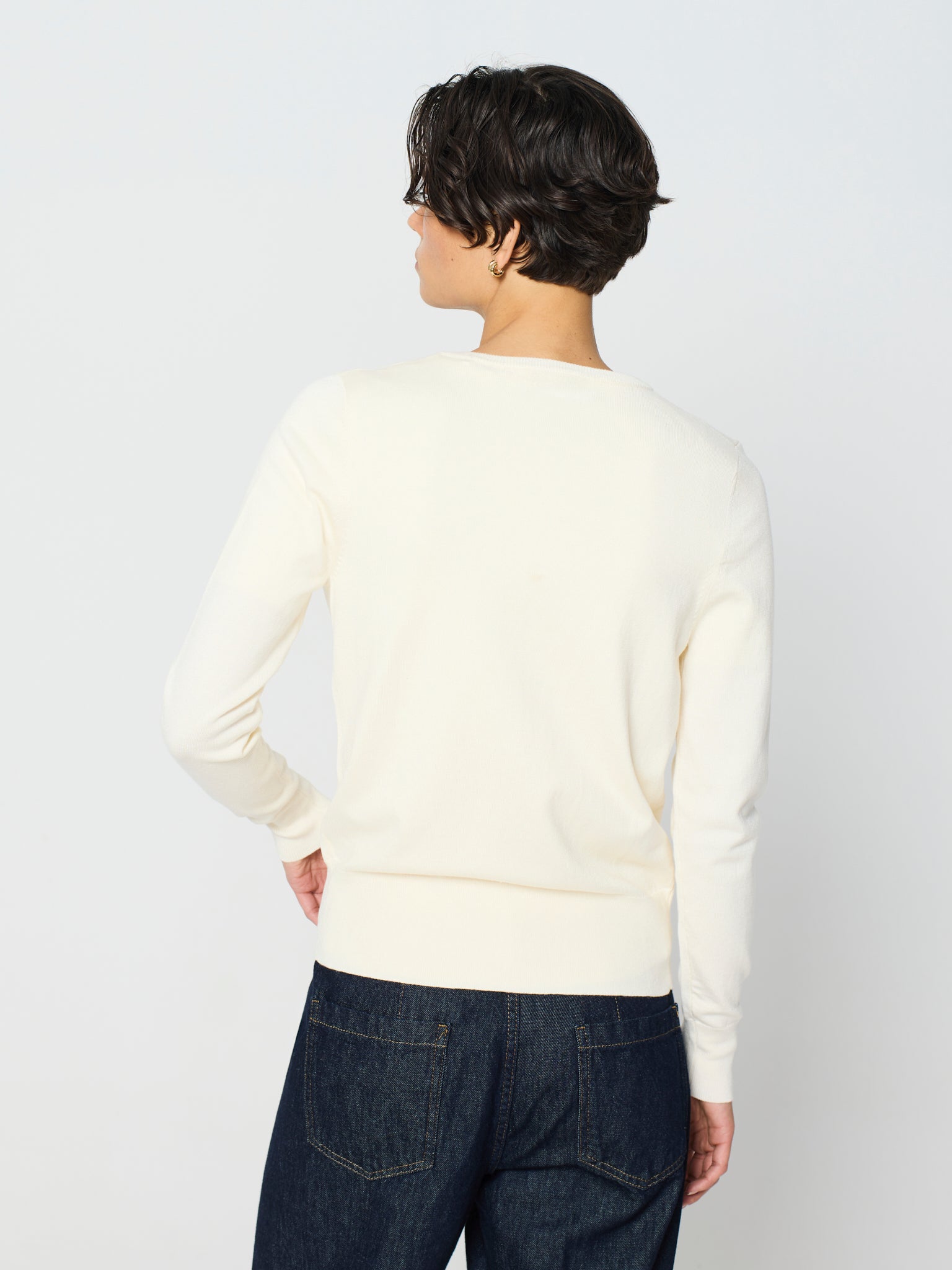 Twinset amb canalé ample als baixos