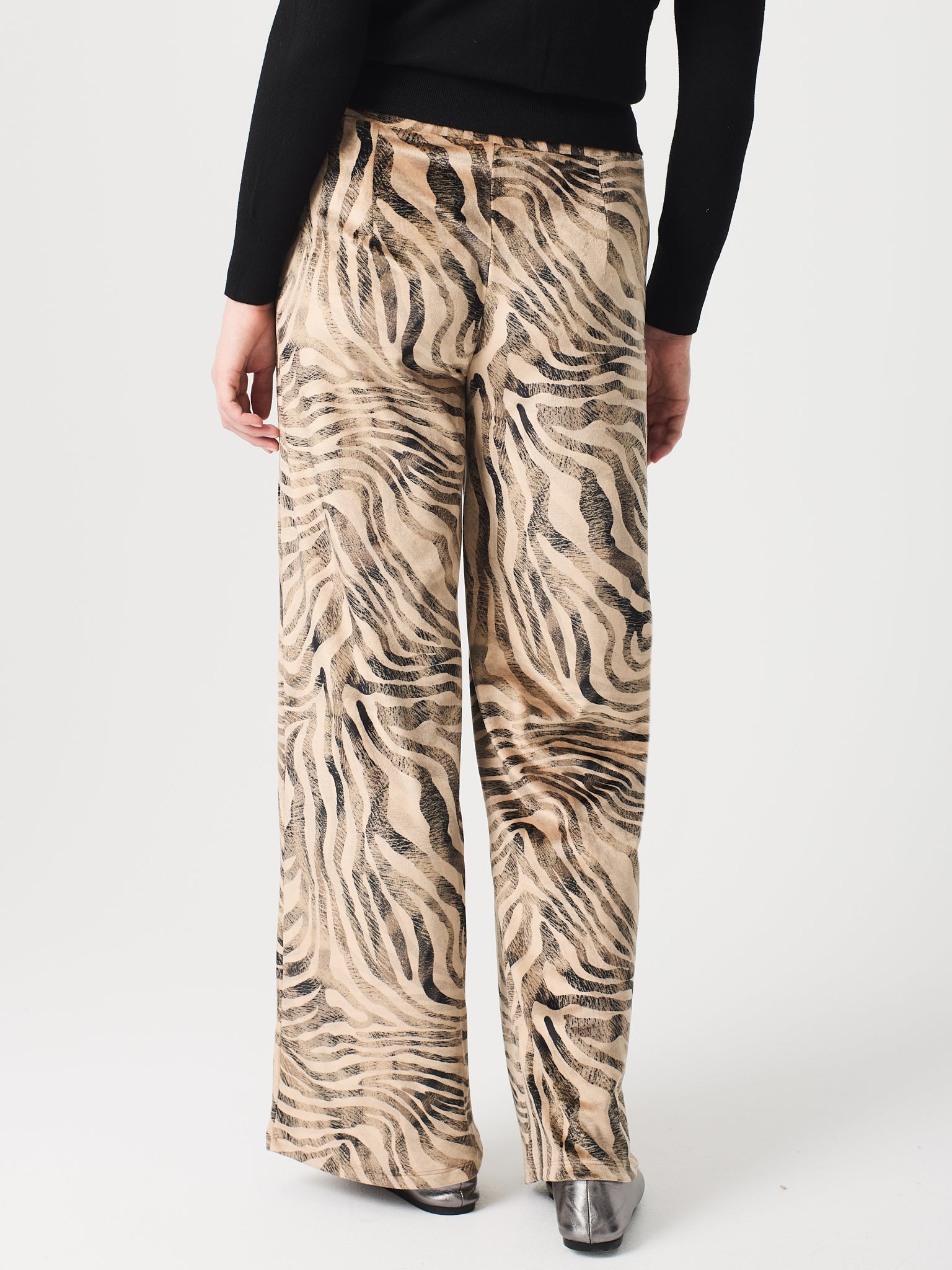 Pantalons de vellut estampat