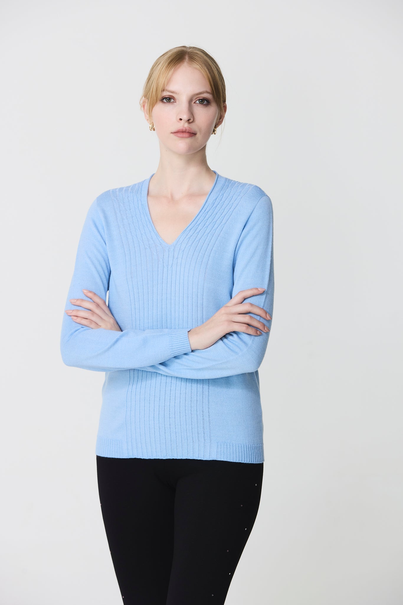 V-neck sweater