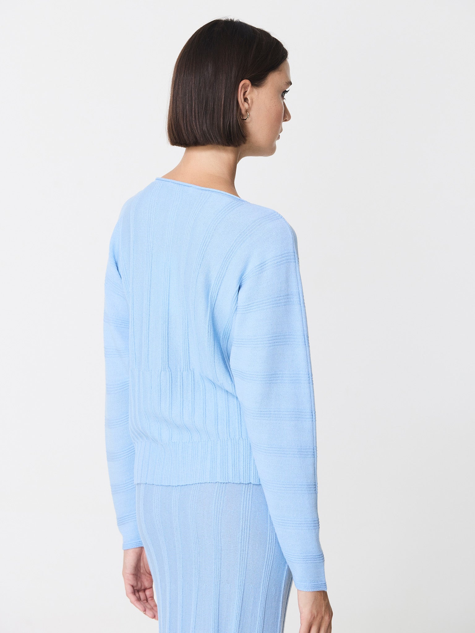 Batwing sleeve sweater