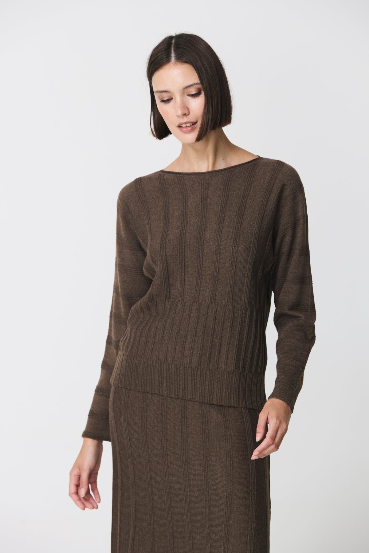 Batwing sleeve sweater