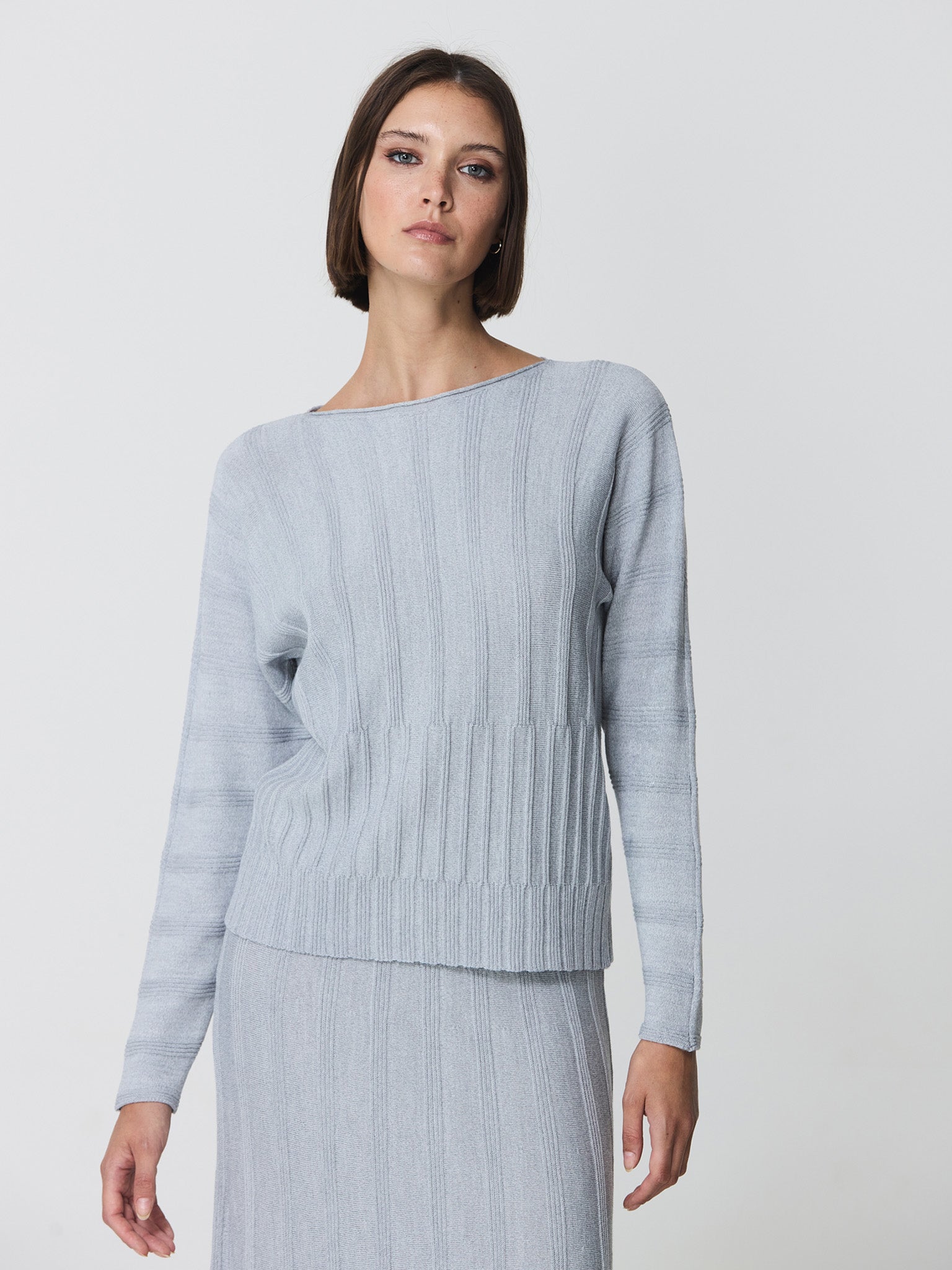 Batwing sleeve sweater