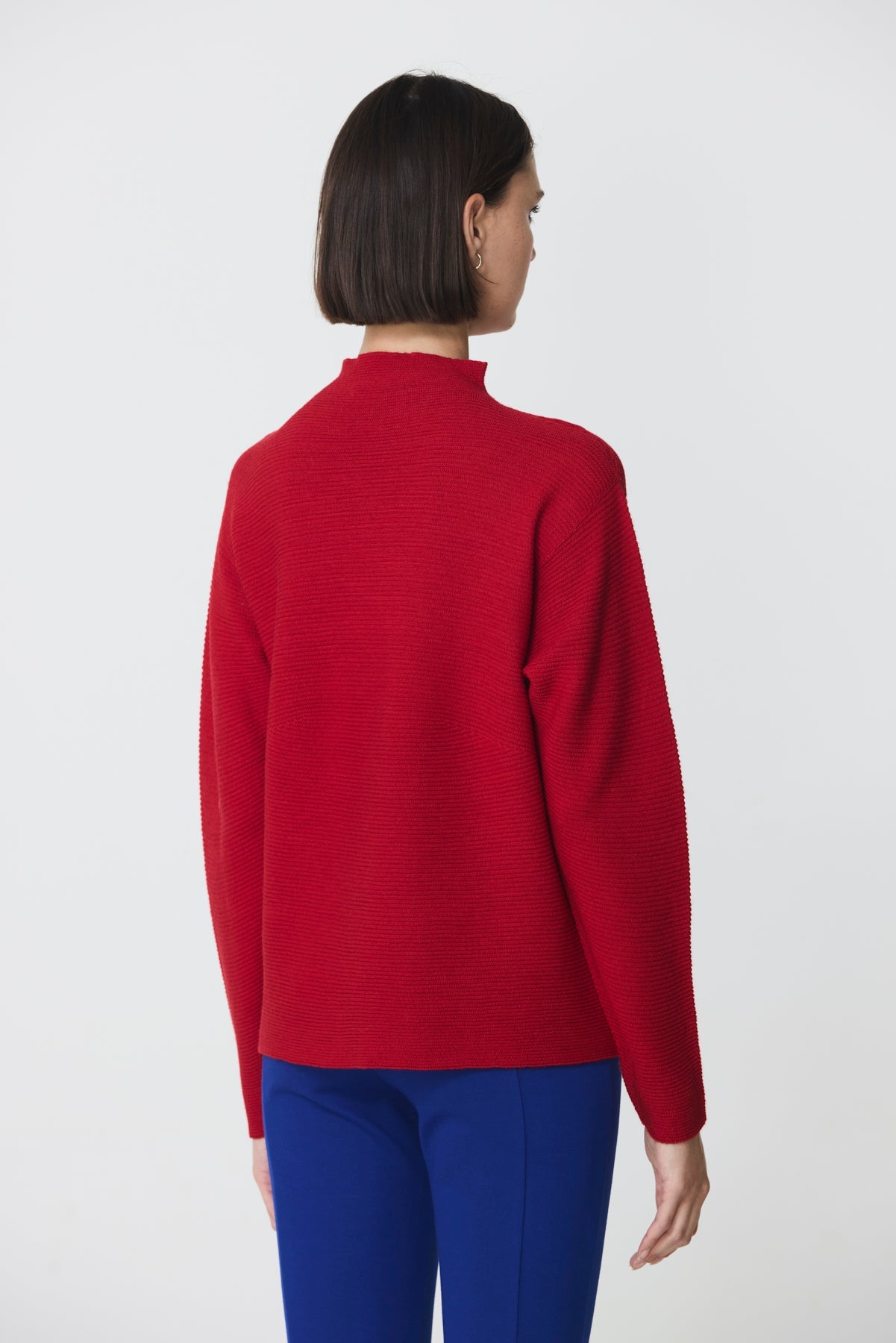 Funnel neck sweater