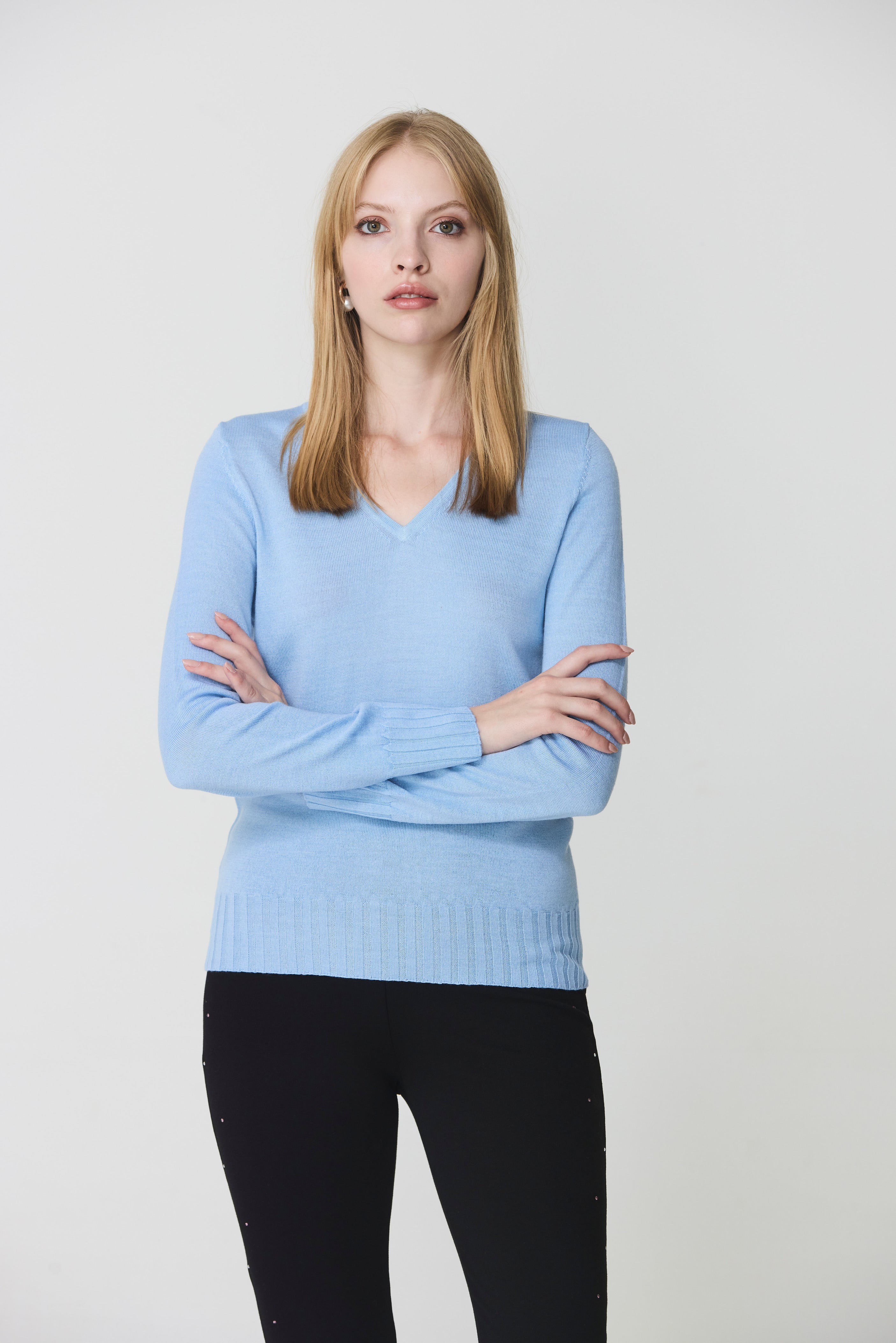 V-neck sweater