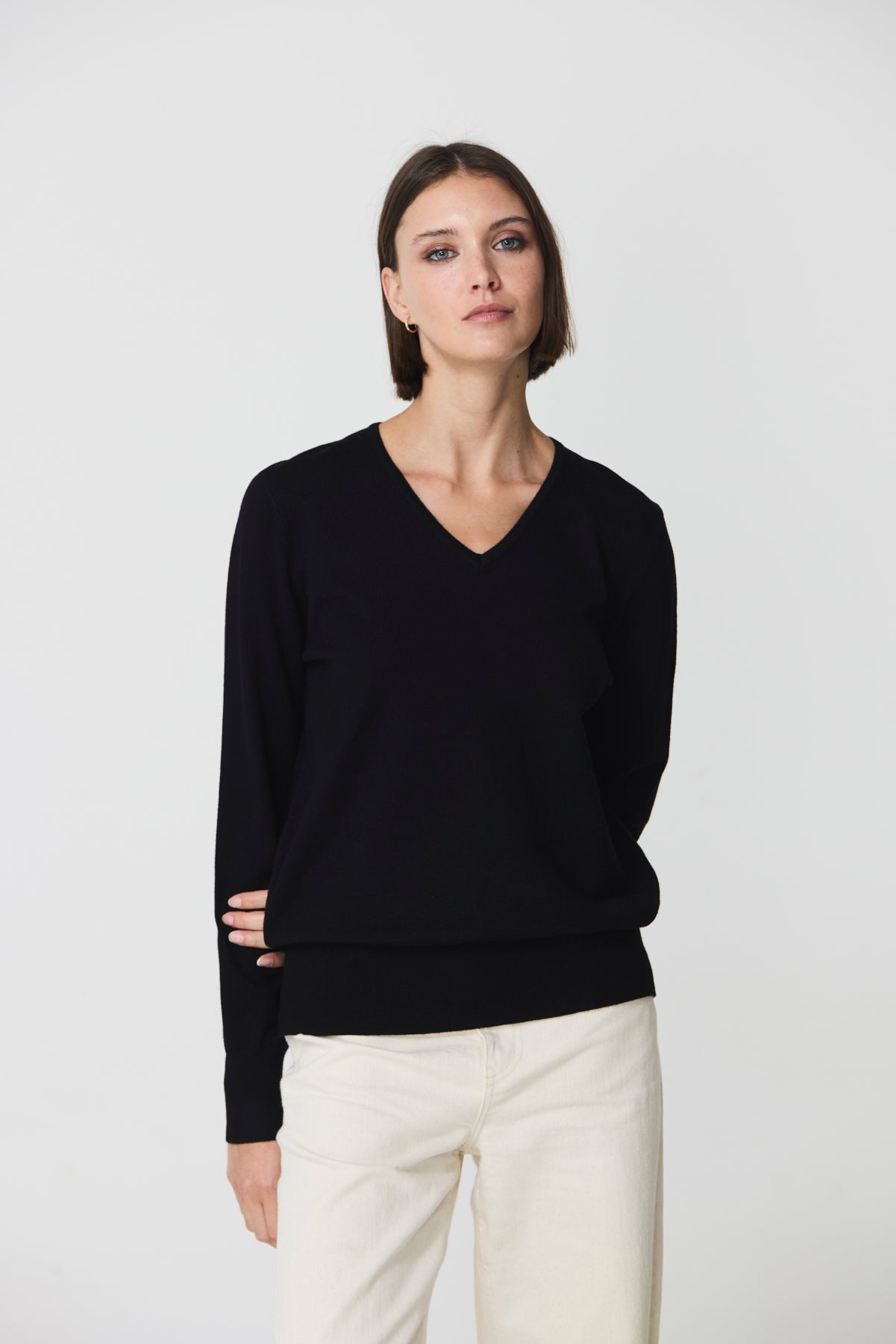 V-neck sweater