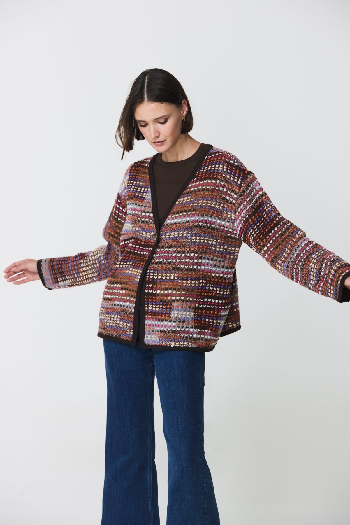 Patchwork cardigan