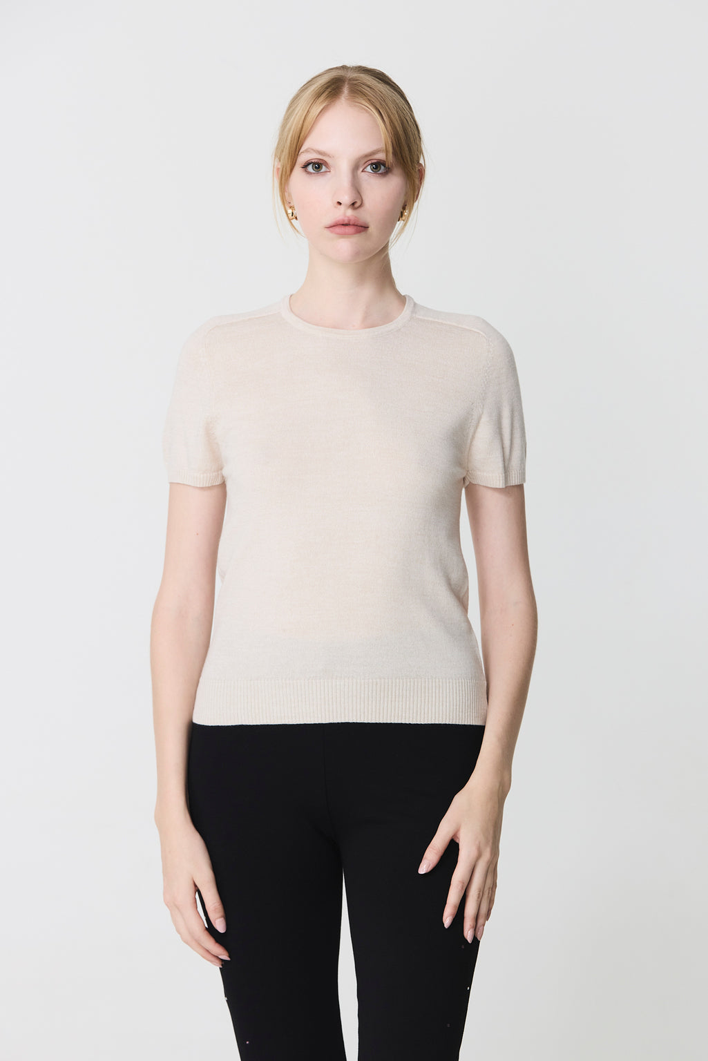 Women's round neck twinset