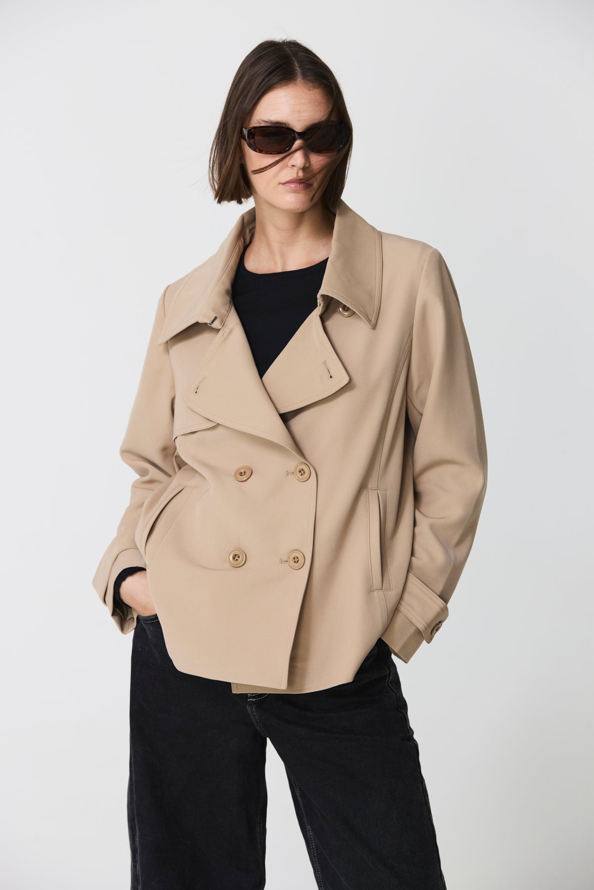 short trench coat