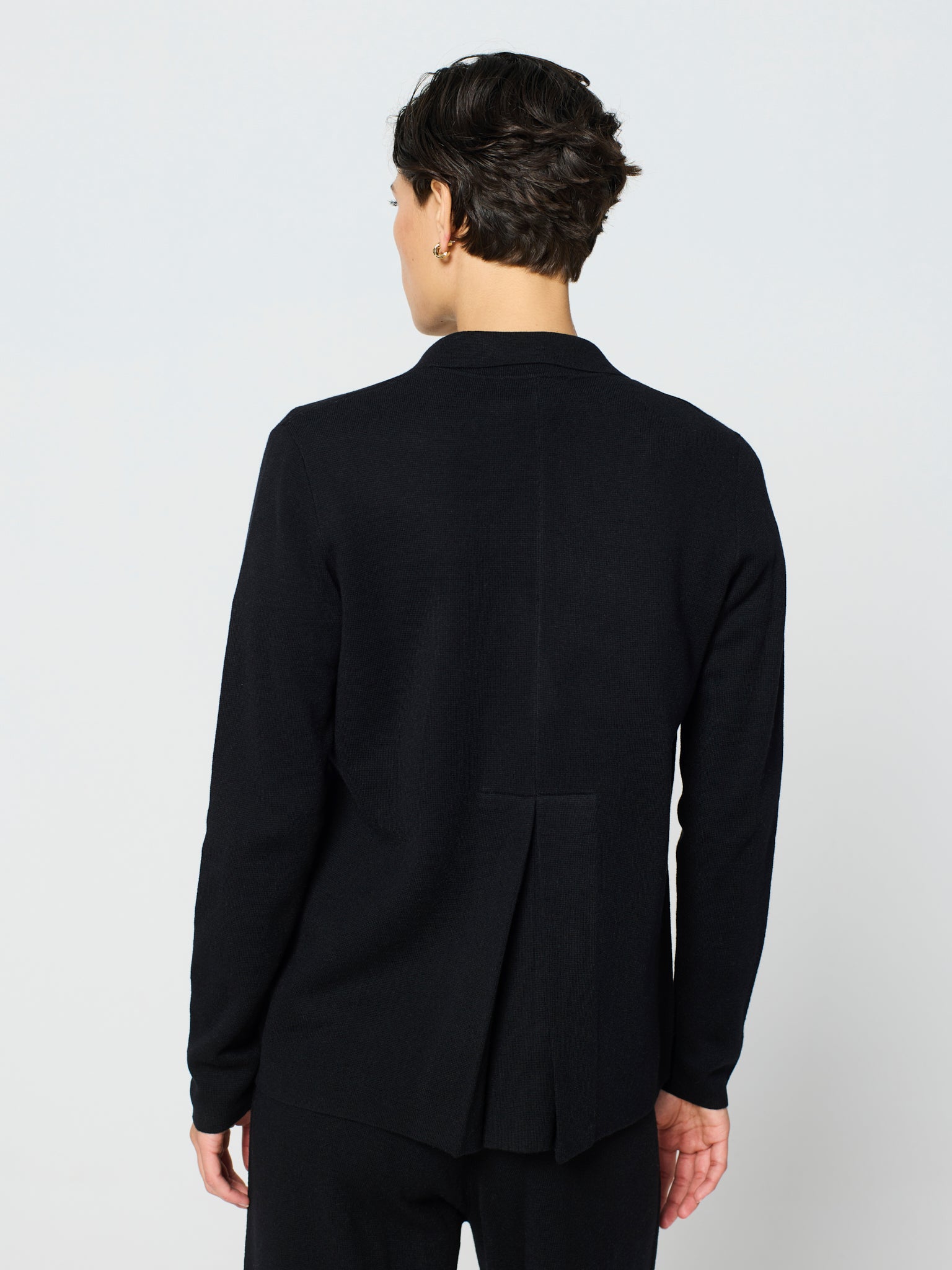 Chaqueta cuello solapa con un botón