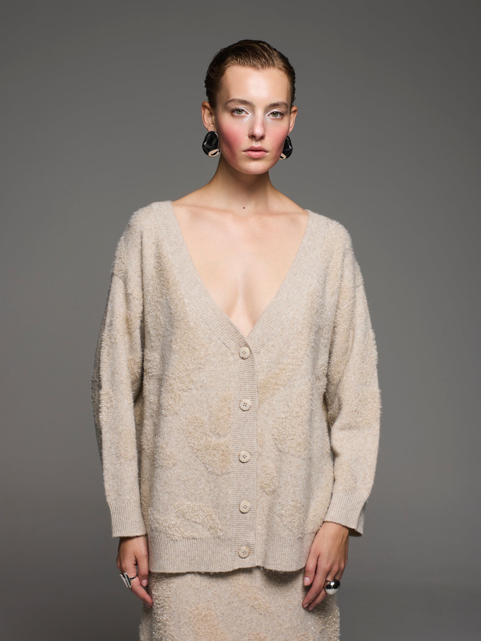 Cárdigan oversized