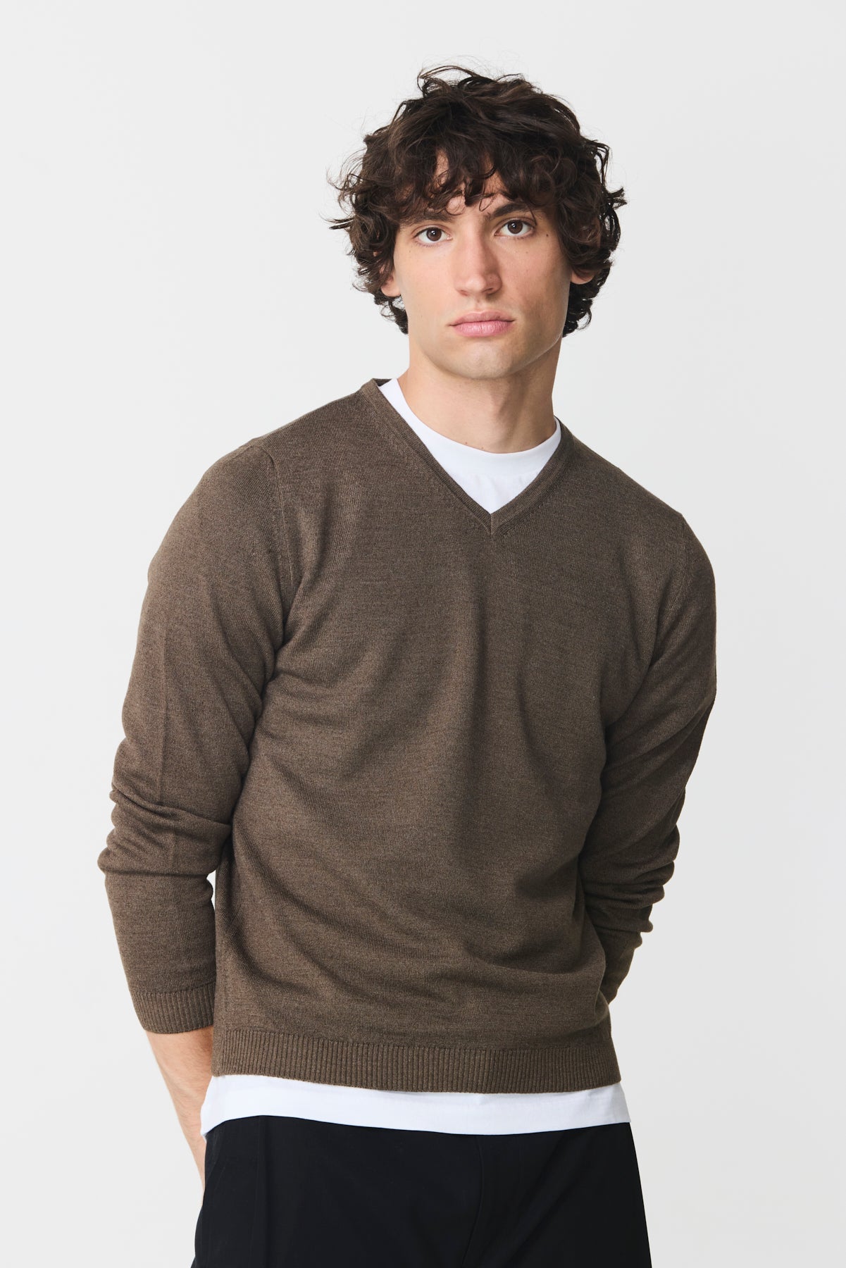 V-neck sweater